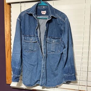 Wear Guard Vintage Denim Shirt Jacket - Distressed